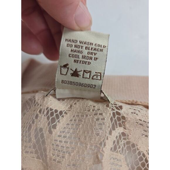 Eyelash Couture Lace Cream Zip Up Jacket Large - Picture 6 of 6